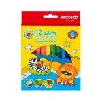 ماژیک نقاشی 12 رنگ مقوایی نوک گرد