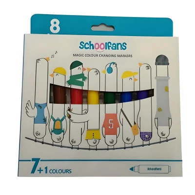 ماژیک 8 رنگ جادویی SCHOOLFANS 92406