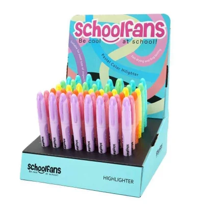 ماژیک هایلایت قلمی پاستیلی SCHOOLFANS 925002
