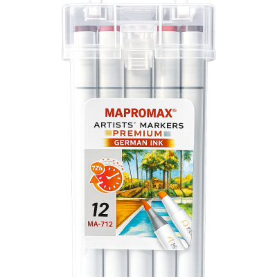 ماژیک 12 رنگ راندو MAPROMAX