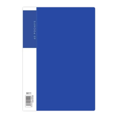HUIJIN Fluorescent 60-Pocket Display Book blue