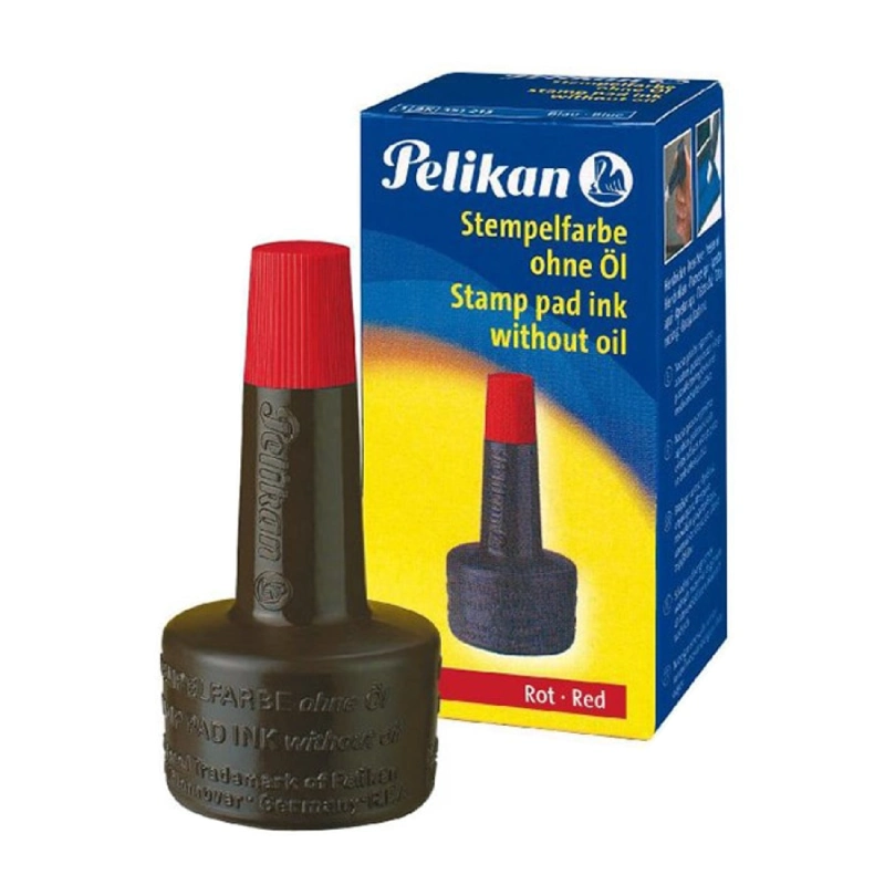 جوهر استامپ قرمز پلیکان جوهر استامپ قرمز پلیکان