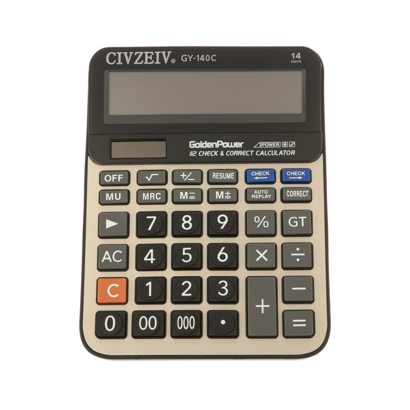 ماشین حساب رومیزی CITTZEIV GY-140C ماشین حساب رومیزی CITTZEIV GY-140C