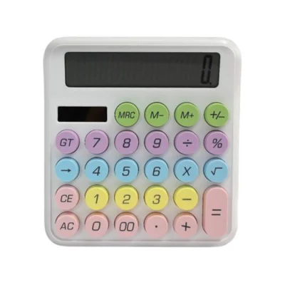 ماشین حساب رومیزی مکانیکال پاستیلی YGANO 2208