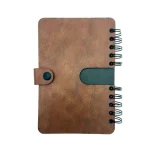 دفتر یادداشت چرم 120 برگ وتوس
