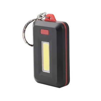 چراغ قوه LED با 3 عدد باطری جاکلیدی COB