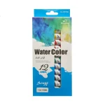 آبرنگ 12 رنگ تیوپی BOMEGA 12ML