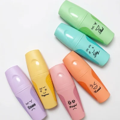 ست 6 عددی ماژیک هایلایت مینی گریپ دار پاستیلی SCHOOLFANS 925003