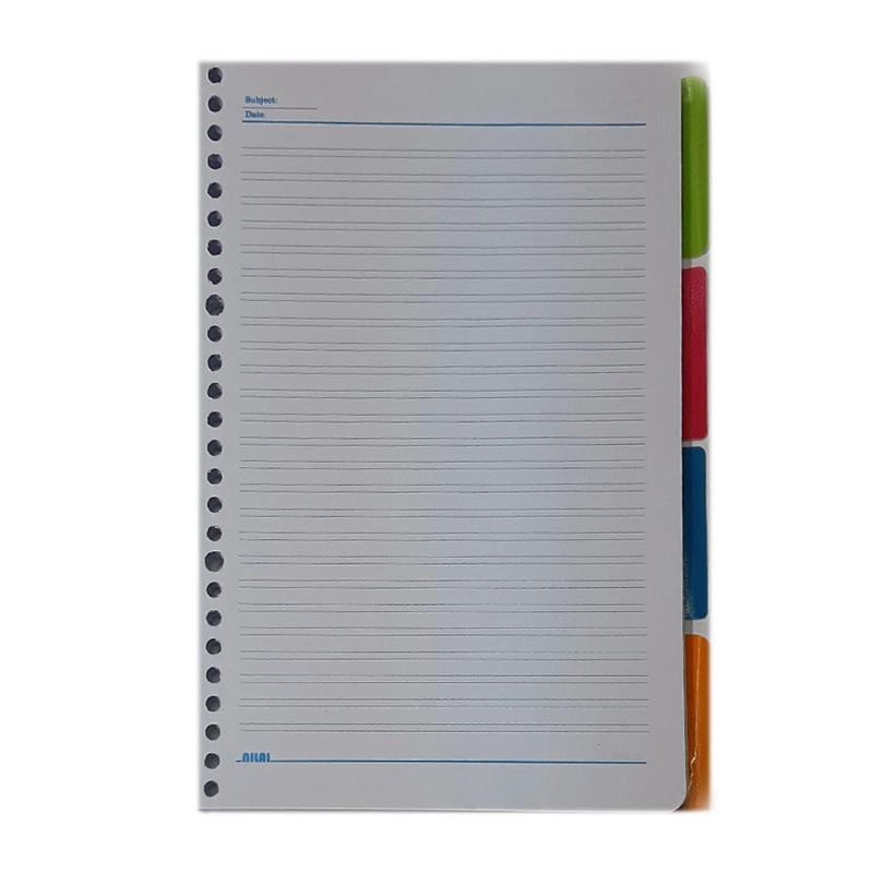 یدک کلاسور 26 حلقه 100 برگ دیوایدر دار 70 گرم یدک کلاسور 26 حلقه 100 برگ دیوایدر دار 70 گرم
