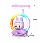 چراغ مطالعه و چراغ خواب رومیزی شارژی فانتزی LOCKY DOLL